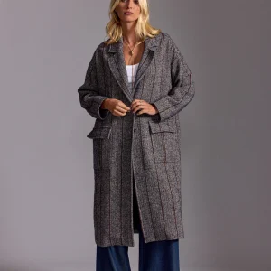 MANTEAU LONG EN LAINAGE AMAKO NUIT