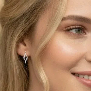 Boucles d’oreilles en acier inoxydable Tendresse