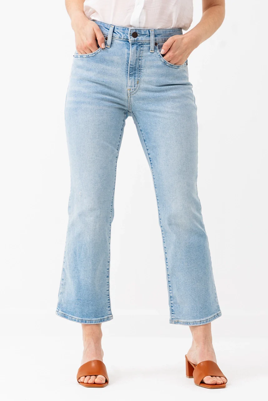 Le jeans bottillon délavé | Modèle Kick boot