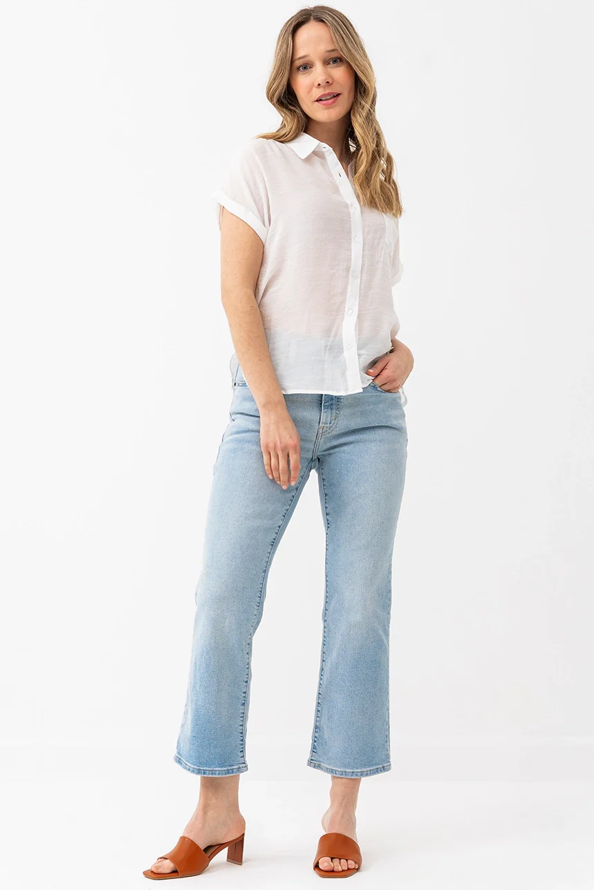 Le jeans bottillon délavé | Modèle Kick boot – Image 5