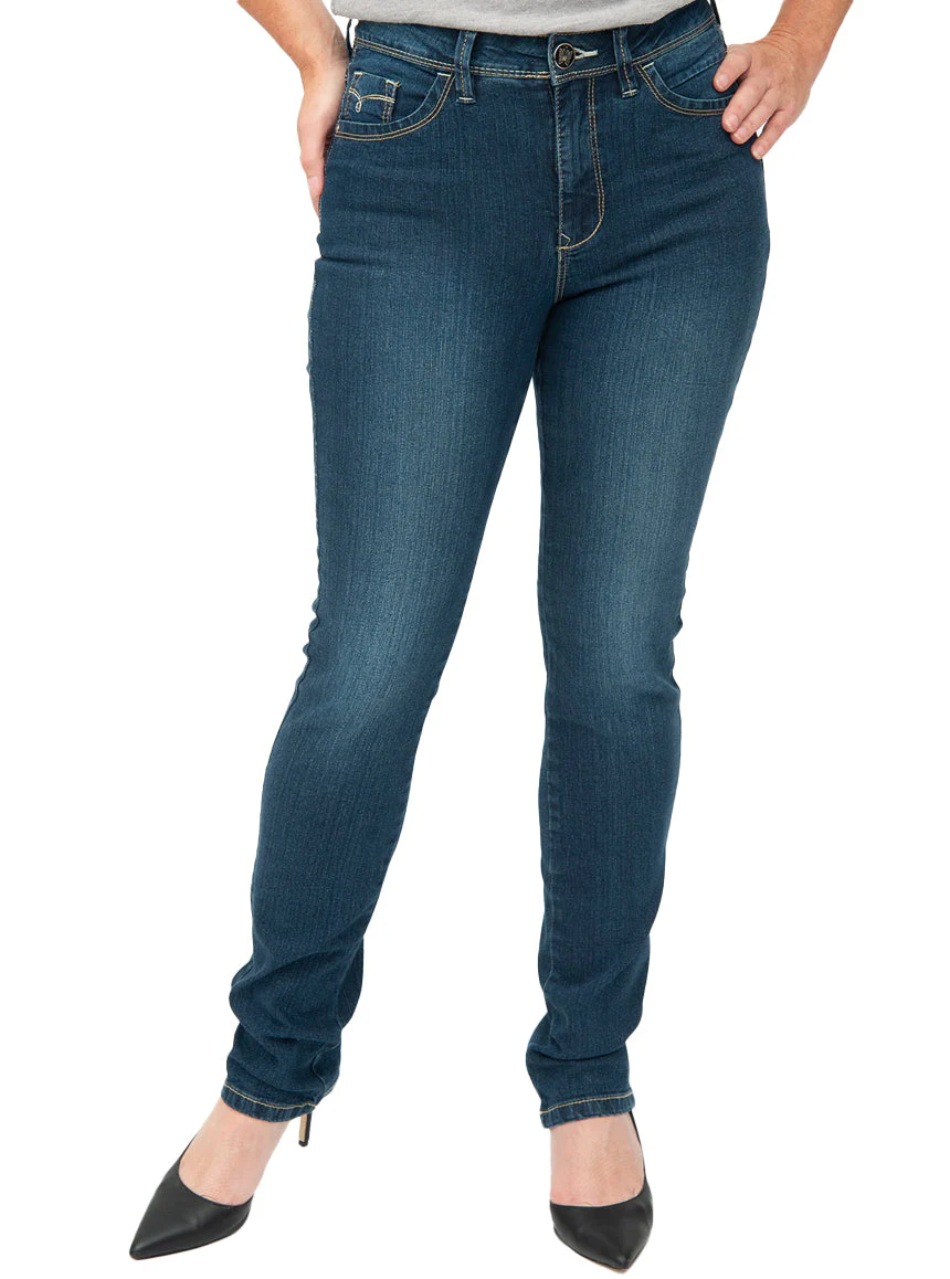Jeans jambe droite | Taille régulière