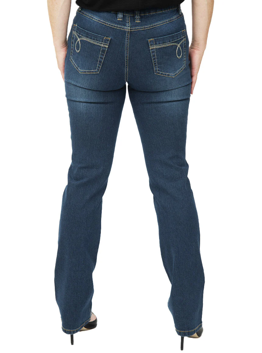 Jeans jambe droite | Taille régulière – Image 2