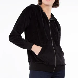 Kangourou à zip en velours | 4 couleurs