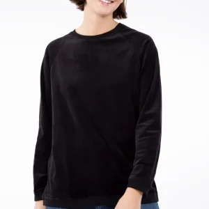 Chandail détente en velours | 4 couleurs