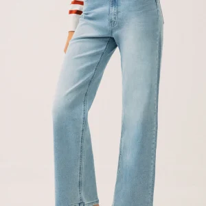 Le jeans pâle jambe large | Modèle Lily