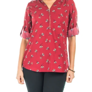 Blouse à imprimé floral