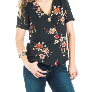 Blouse cache-coeur | Fabriquée au Québec