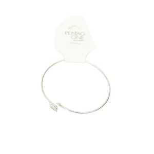 Bracelet argent avec embout en forme de flèche