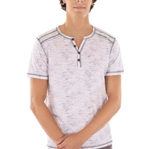 T-shirt imprimé coutures contrastes | 5 couleurs