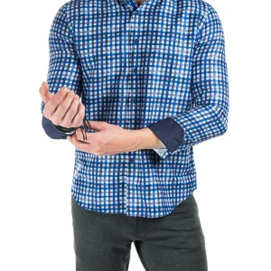 Chemise à carreaux à coupe ample