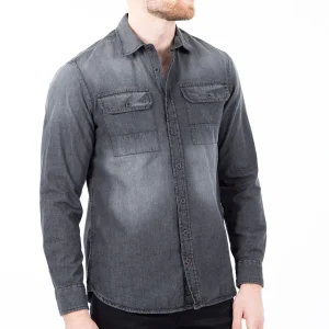 Chemise aspect denim | Projek Raw