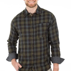 Chemise carreaux contrastants ultra douce | Projek Raw | Modèle Atheis