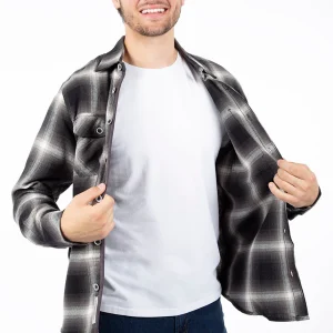 Chemise en flanelle à carreaux | Projek Raw | Modèle Lucian | 2 couleurs