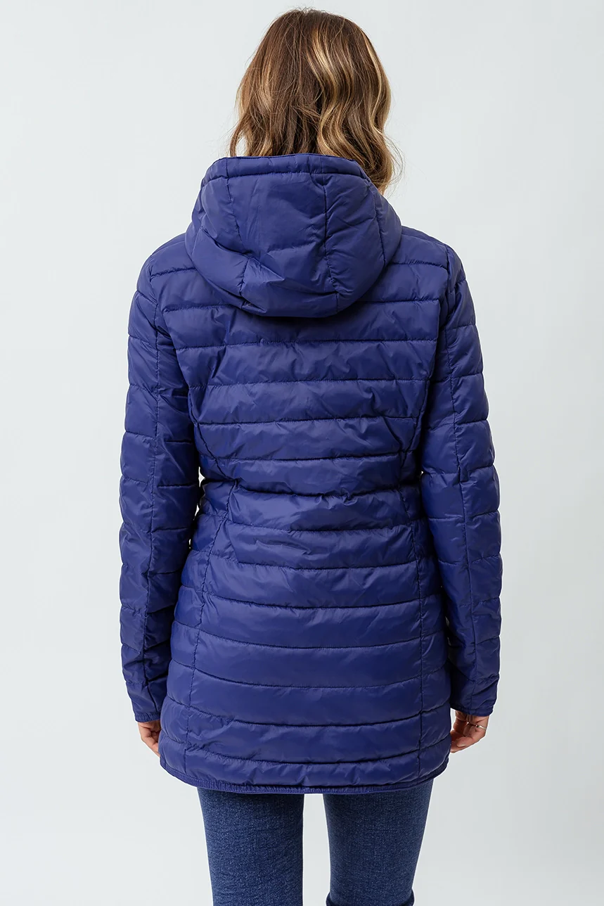 Le manteau léger matelassé mi-long – Image 4