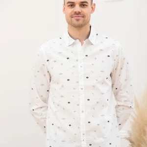 Chemise avec motifs | 2 couleurs