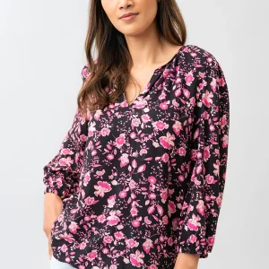 La blouse fluide imprimé floral