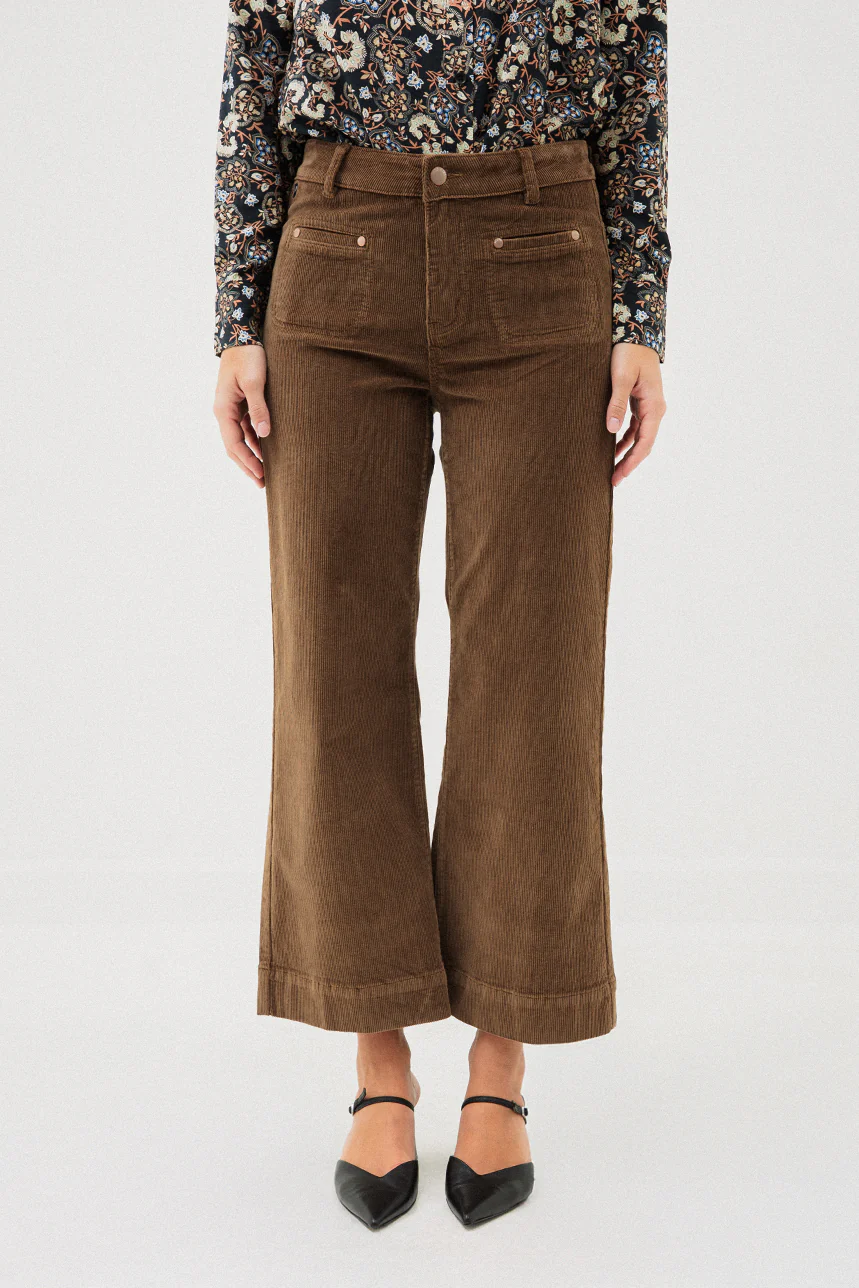 Le pantalon en velours côtelé Lois | Modèle Robie