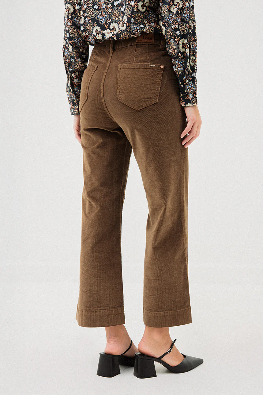 Le pantalon en velours côtelé Lois | Modèle Robie – Image 4