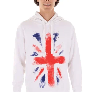 Chandail à capuchon imprimé Royaume-Uni