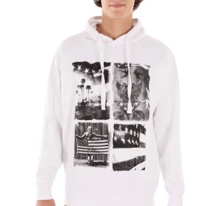 Chandail à capuchon imprimé États-Unis