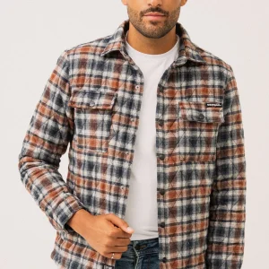 La surchemise en flanelle matelassé par Oxygen