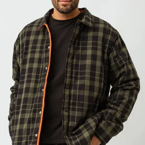 Le manteau reversible à carreaux